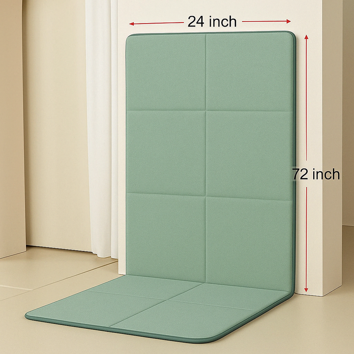 Thick Foldable Yoga Mat - FlexiMat-Green-Nora Luxe