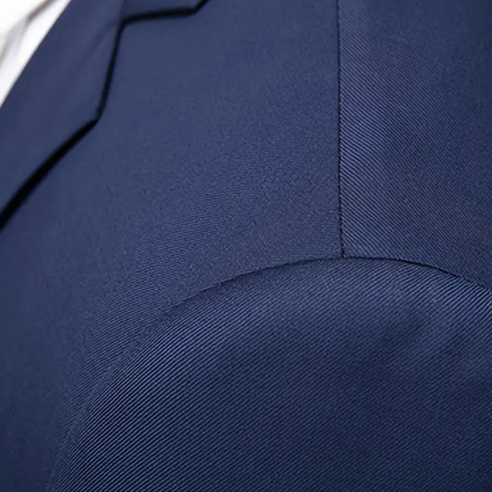 Three-Piece Formal Suit for Men - Leon-Black-S-Nora Luxe