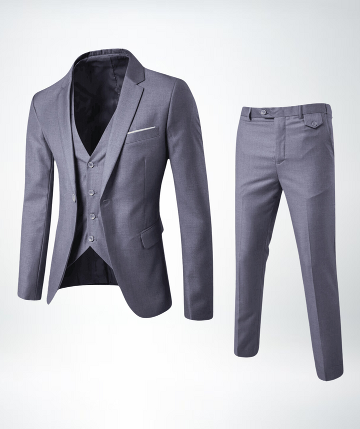Three-Piece Suit - Archer-Black-S-Nora Luxe