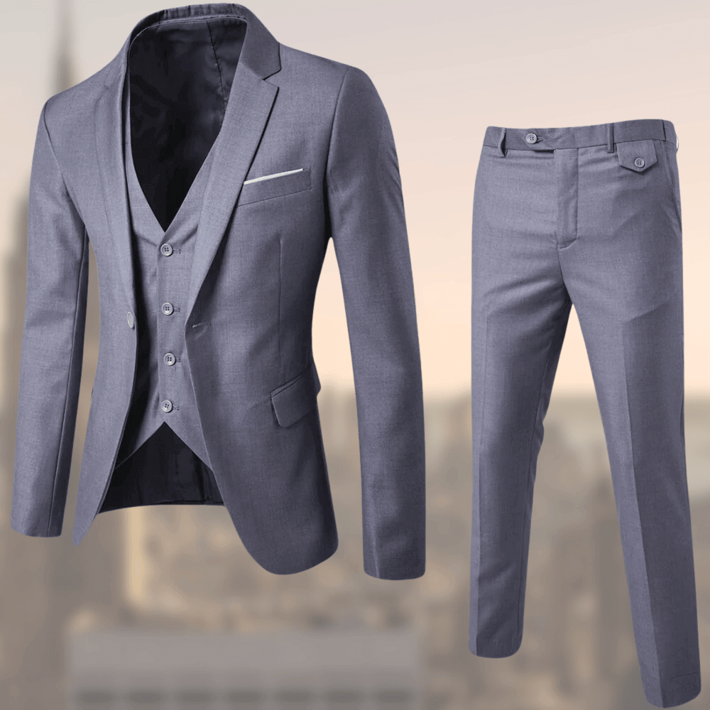 Three-Piece Suit - Archer-Gray-S-Nora Luxe