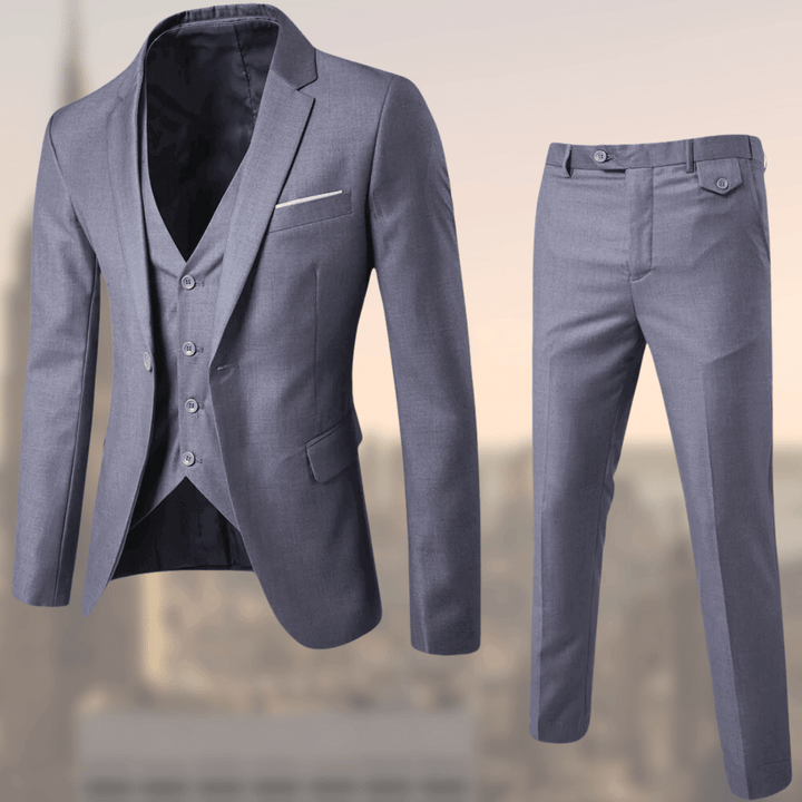 Three-Piece Suit - Archer-Gray-S-Nora Luxe