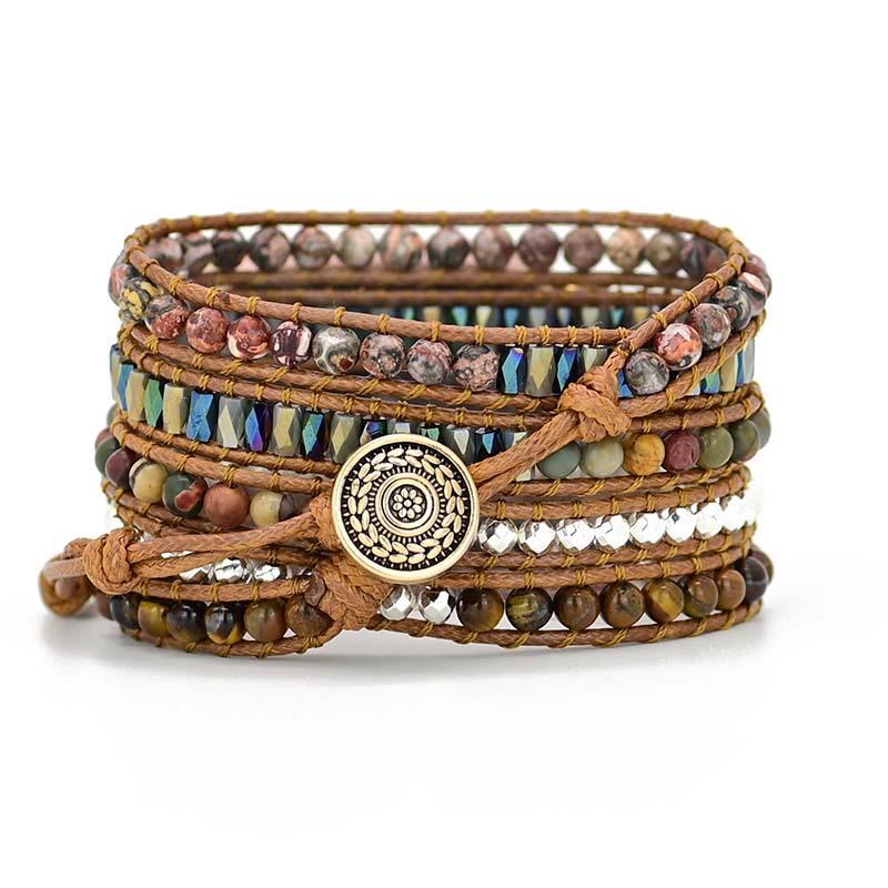 Tiger Eye Strengthening Apple Watch Strap - Orion-S (5.51-6.30 inches)-Nora Luxe