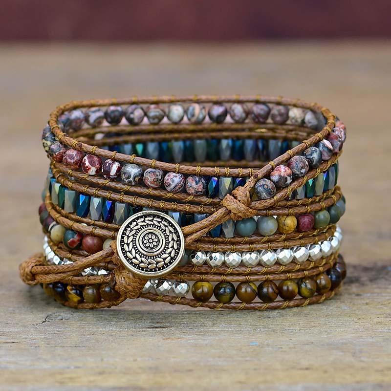 Tiger Eye Strengthening Apple Watch Strap - Orion-S (5.51-6.30 inches)-Nora Luxe