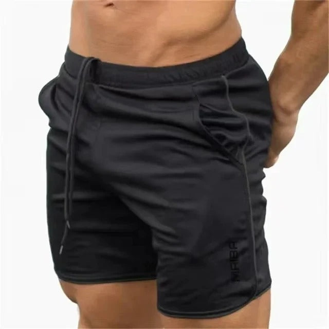 Tight Swim Shorts Made of Stretch Fabric for Men - Timo-Black-M-Nora Luxe