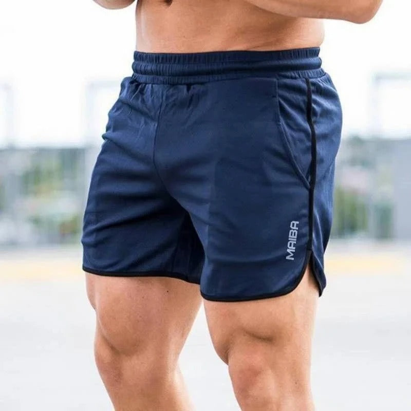 Tight Swim Shorts Made of Stretch Fabric for Men - Timo-Dark blue-M-Nora Luxe