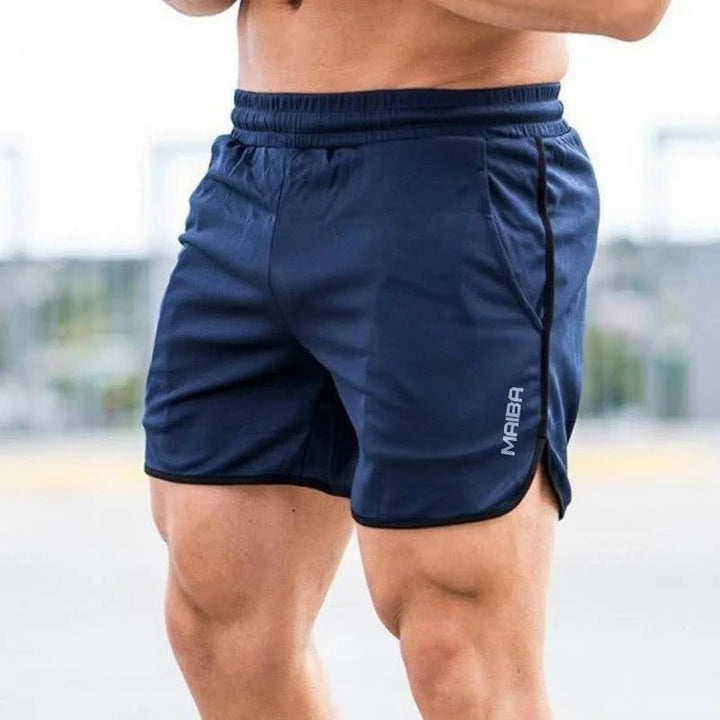 Tight Swim Shorts Made of Stretch Fabric for Men - Timo-Dark blue-M-Nora Luxe