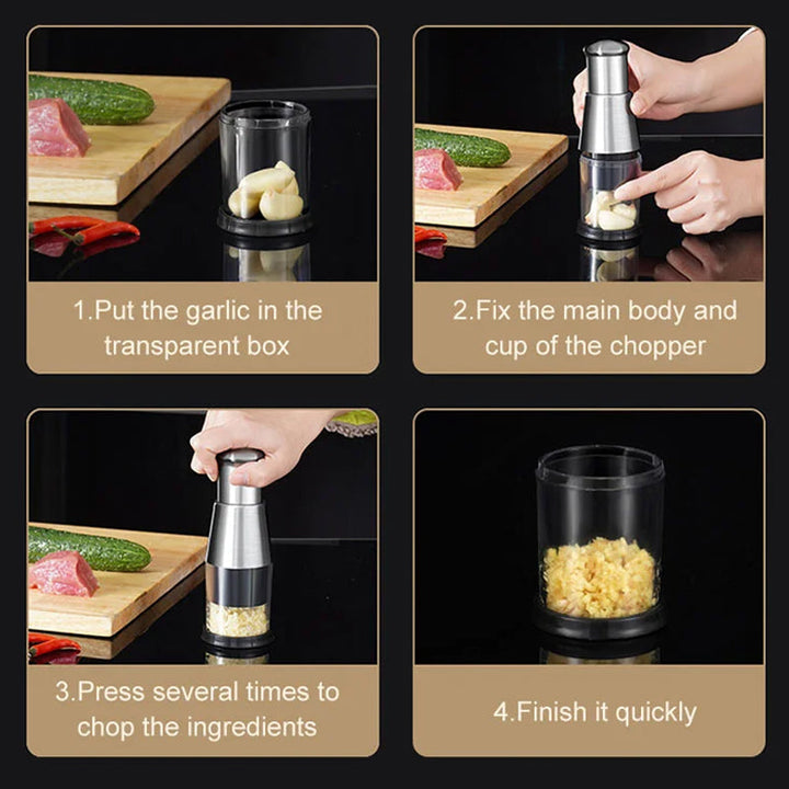 Time-Saving Garlic Press - GarlicPro-Nora Luxe