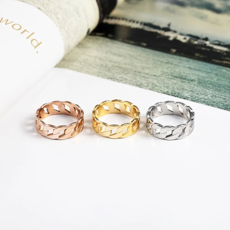 Timeless Beauty Ring - Elara-Rose gold-5-Nora Luxe