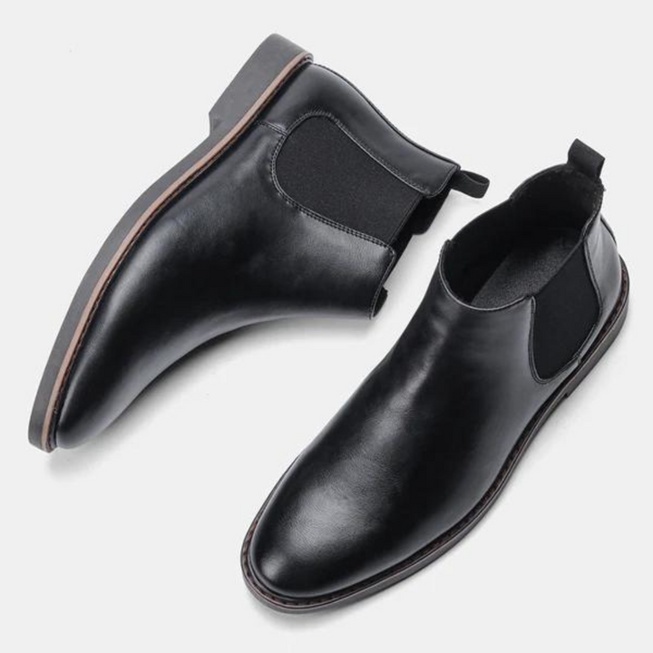 Timeless Chelsea Men's Boots - David-Black-7.0-Nora Luxe