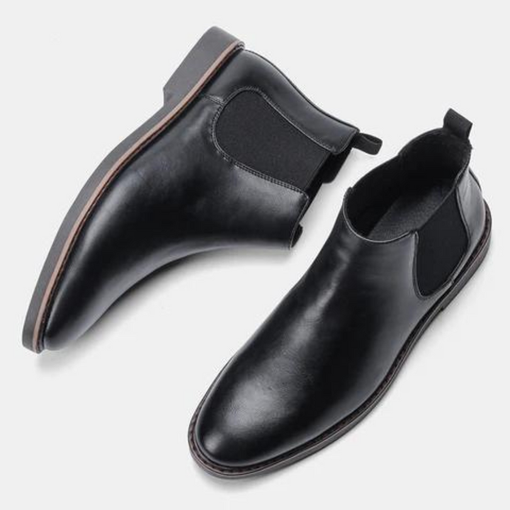 Timeless Chelsea Men's Boots - David-Black-7.0-Nora Luxe
