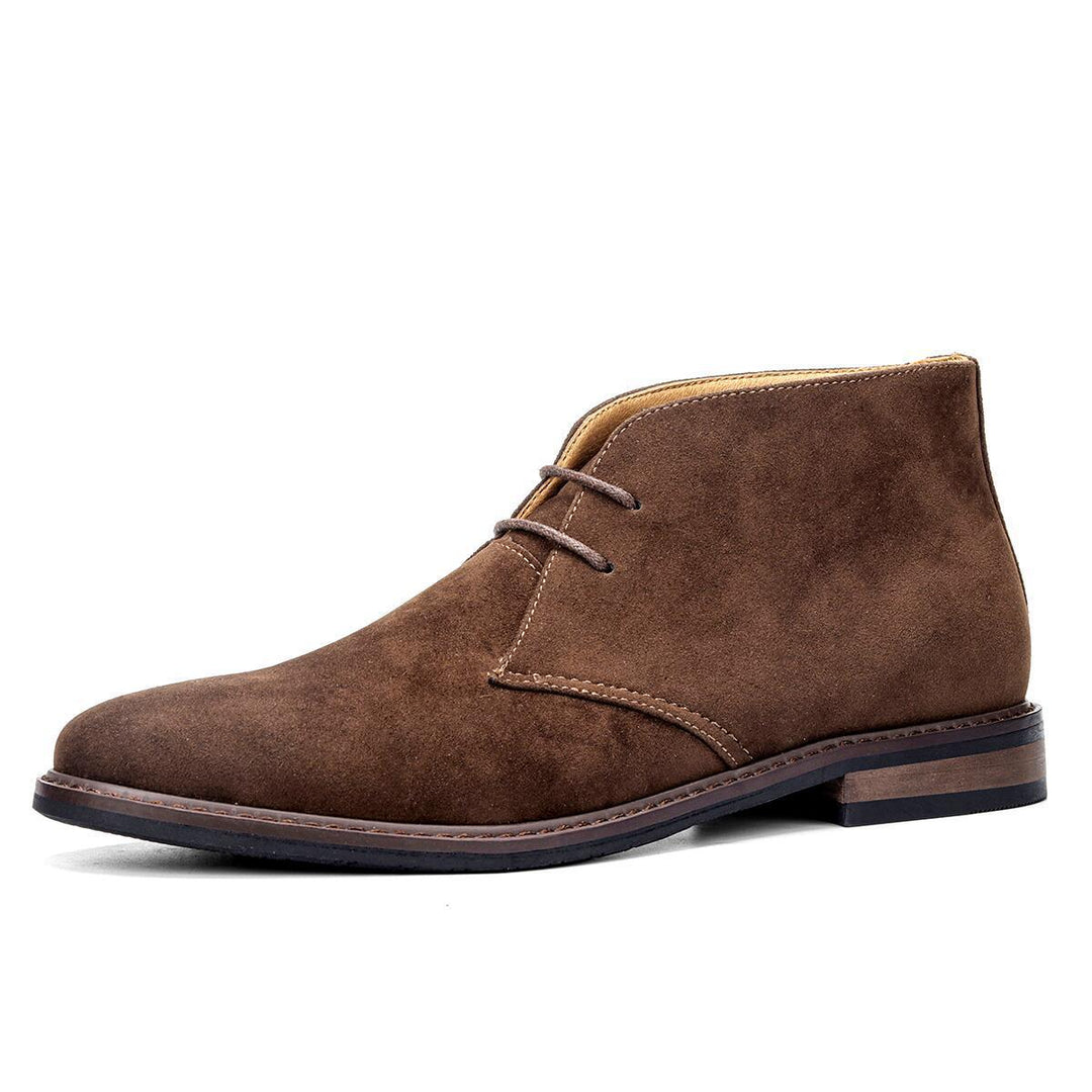 Timeless Desert Boots in Vintage Style for Men - Hugo-Coffee-6-Nora Luxe