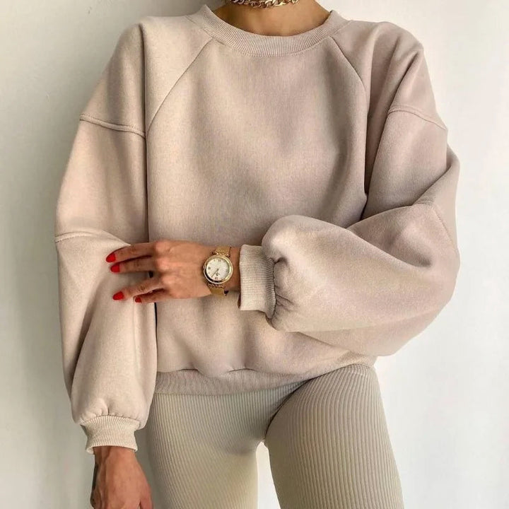 Timeless Ladies Sweater - Elise-Beige-S-Nora Luxe