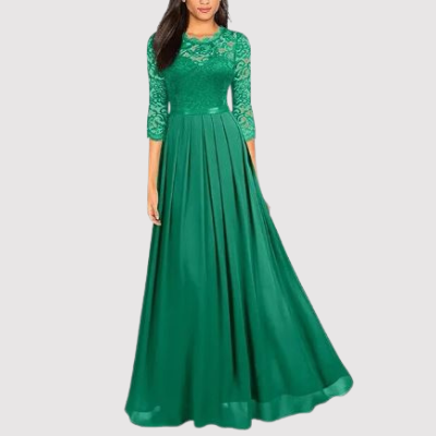 Timeless Maxi Evening Dress - Celeste-Green-S-Nora Luxe