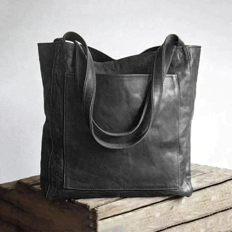 Timeless Tote Bag - Elora-Black-Nora Luxe