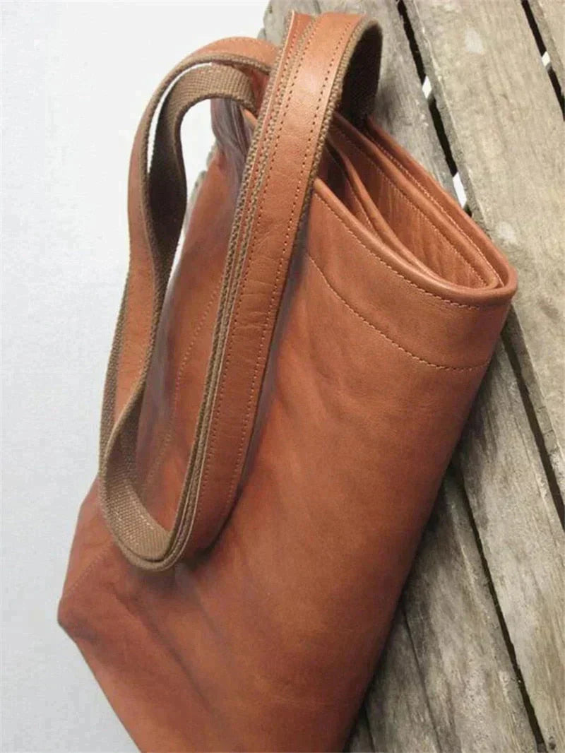 Timeless Tote Bag - Elora-Brown-Nora Luxe