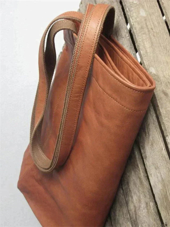 Timeless Tote Bag - Elora-Brown-Nora Luxe