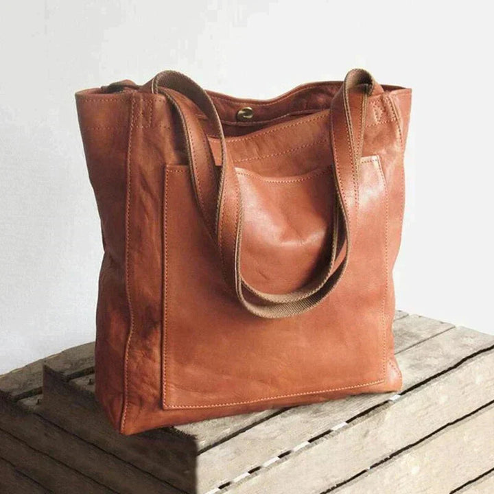 Timeless Tote Bag - Elora-Brown-Nora Luxe