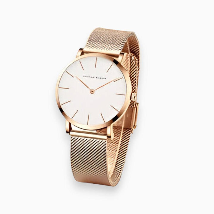 Titanium Chic Watch - Elara-Rose gold-Nora Luxe