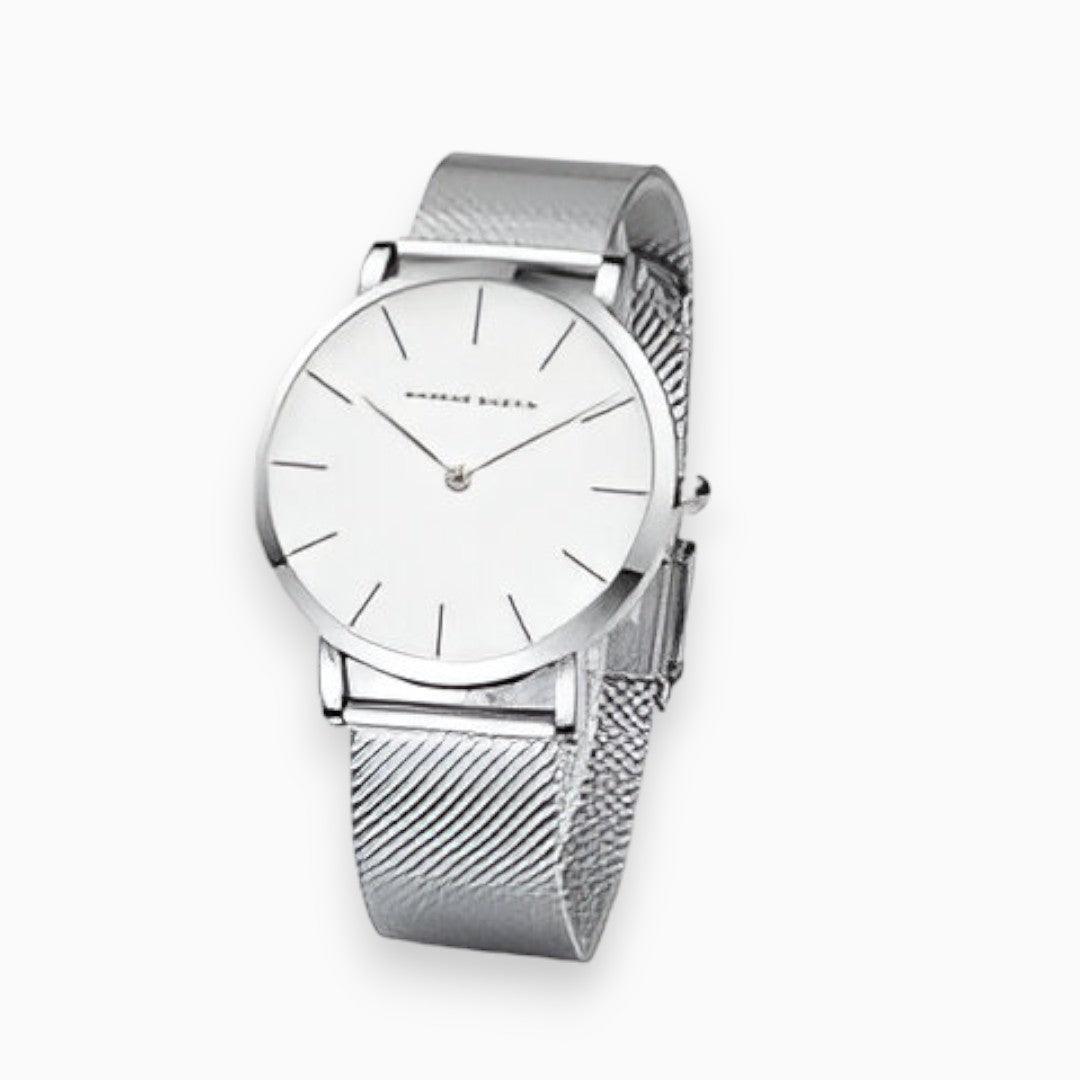 Titanium Chic Watch - Elara-Silver-Nora Luxe