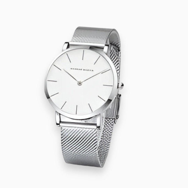 Titanium Chic Watch - Elara-Silver-Nora Luxe