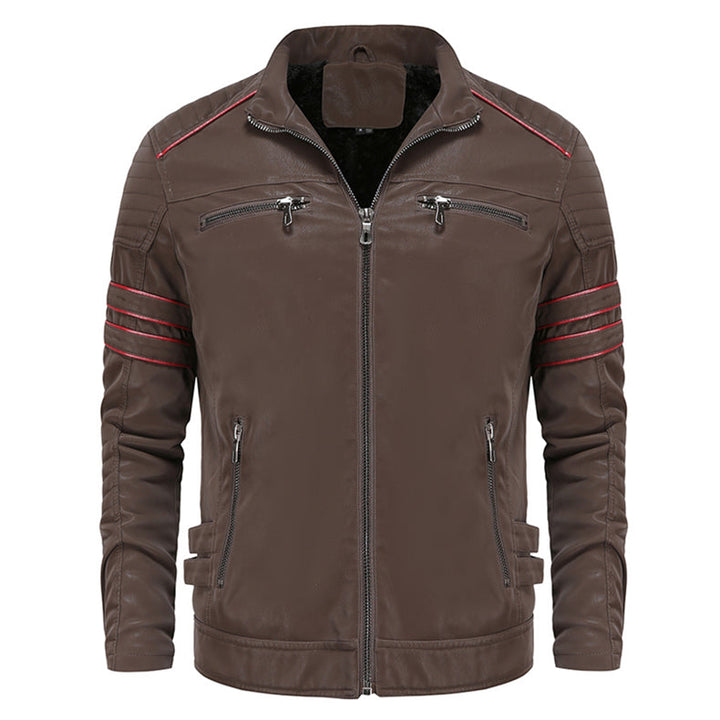 Titanium Rogue Leather Jacket - Hugh-Black-S-Nora Luxe