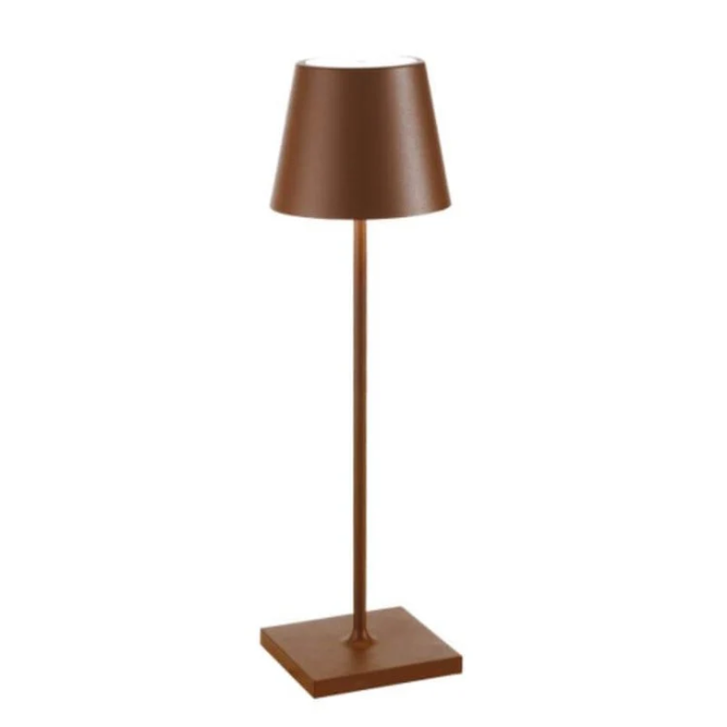 Touch-Sensitive LED Table Lamp - LumiFlex-Brown-Nora Luxe
