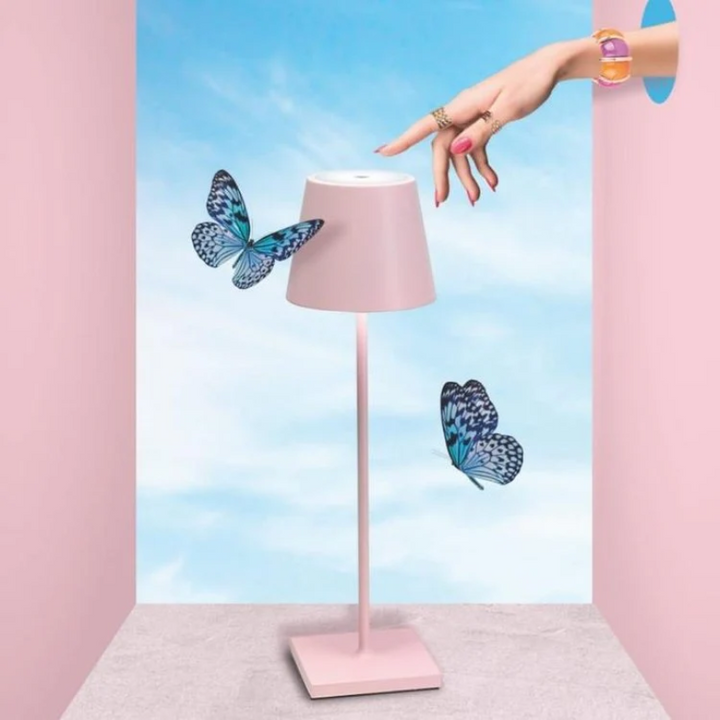 Touch-Sensitive LED Table Lamp - LumiFlex-Gray-Nora Luxe