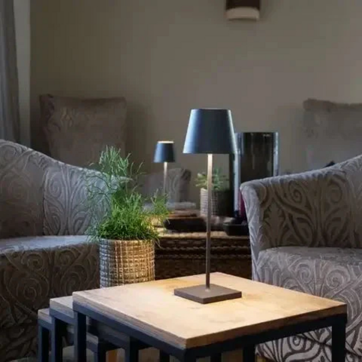 Touch-Sensitive LED Table Lamp - LumiFlex-Gray-Nora Luxe