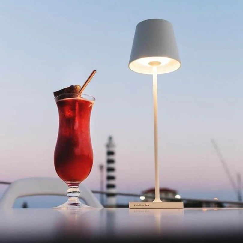 Touch-Sensitive LED Table Lamp - LumiFlex-Gray-Nora Luxe