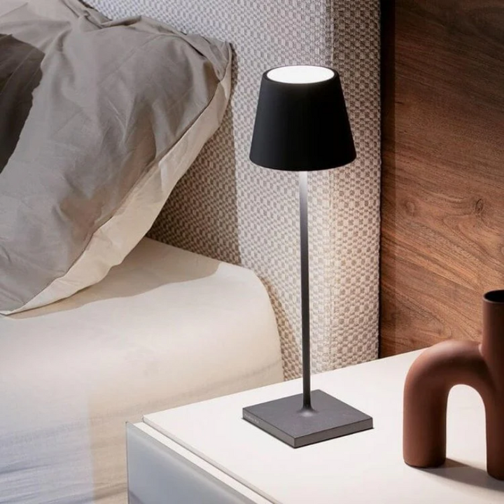 Touch-Sensitive LED Table Lamp - LumiFlex-Gray-Nora Luxe