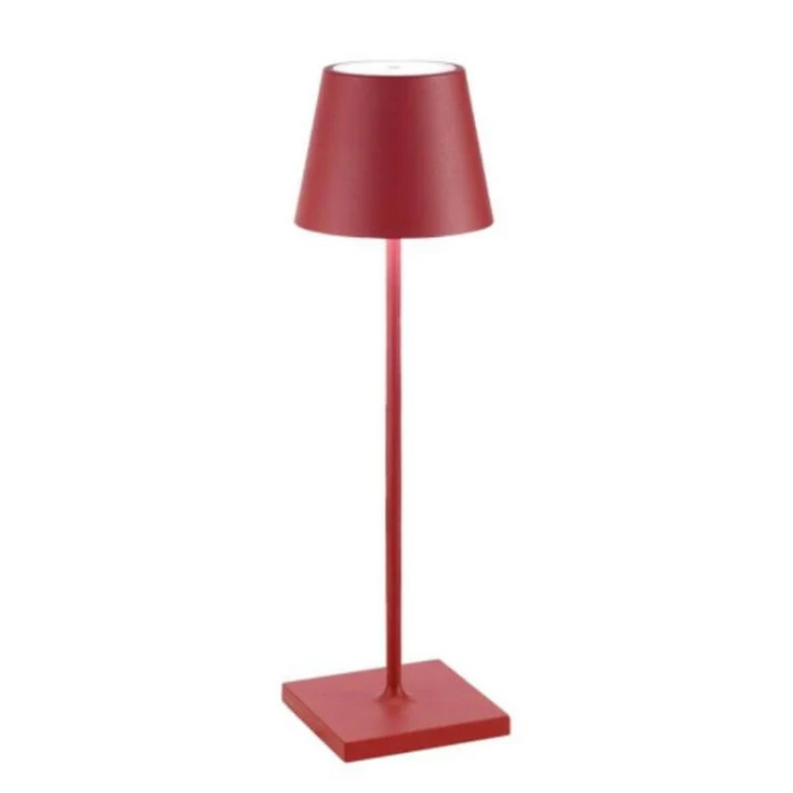 Touch-Sensitive LED Table Lamp - LumiFlex-Red-Nora Luxe