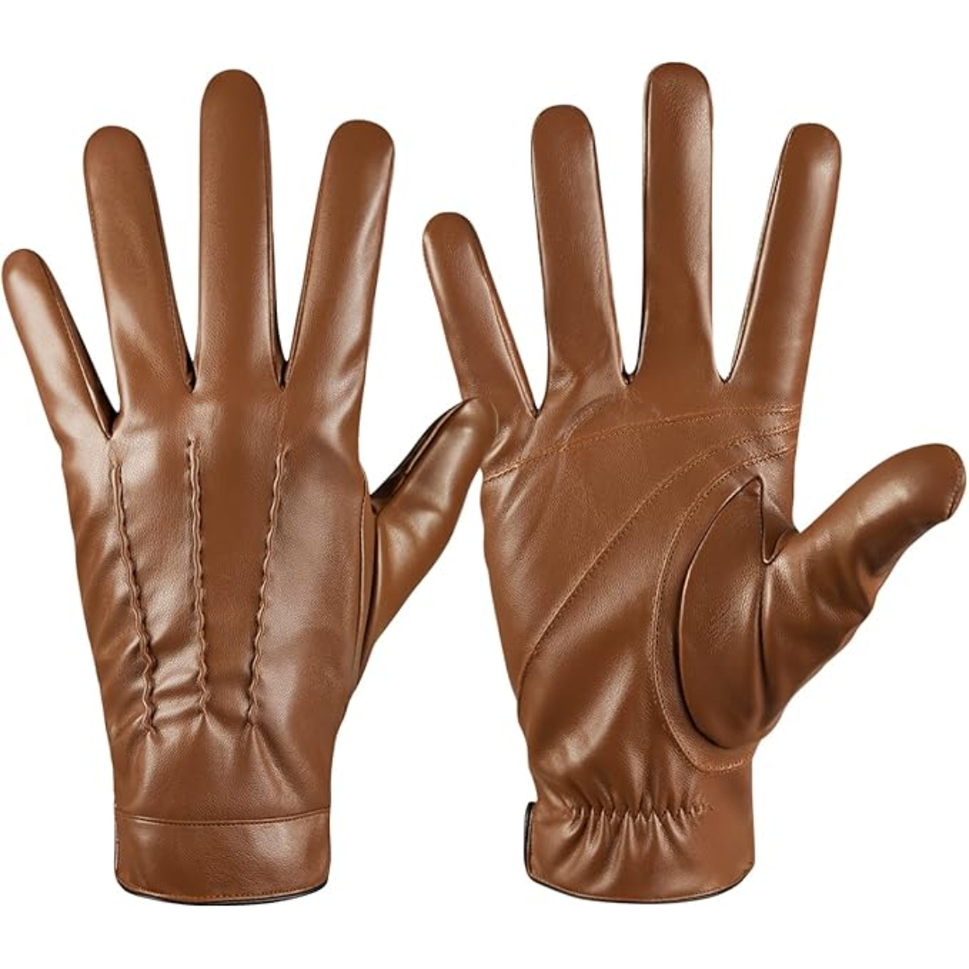 Touchscreen Winter Gloves with Cashmere Lining - Julien-Coffee-S-Nora Luxe