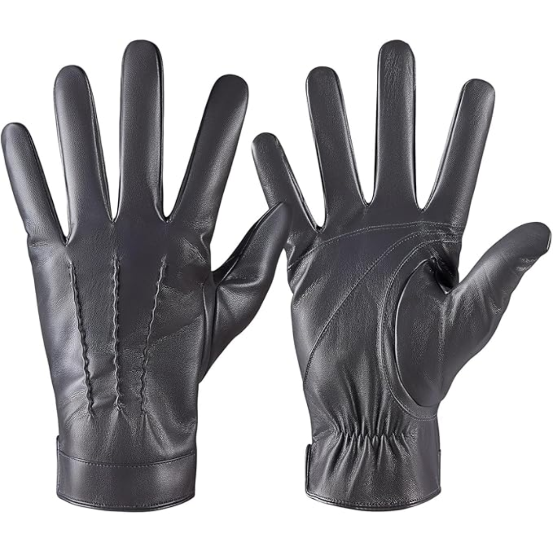 Touchscreen Winter Gloves with Cashmere Lining - Julien-Gray-S-Nora Luxe