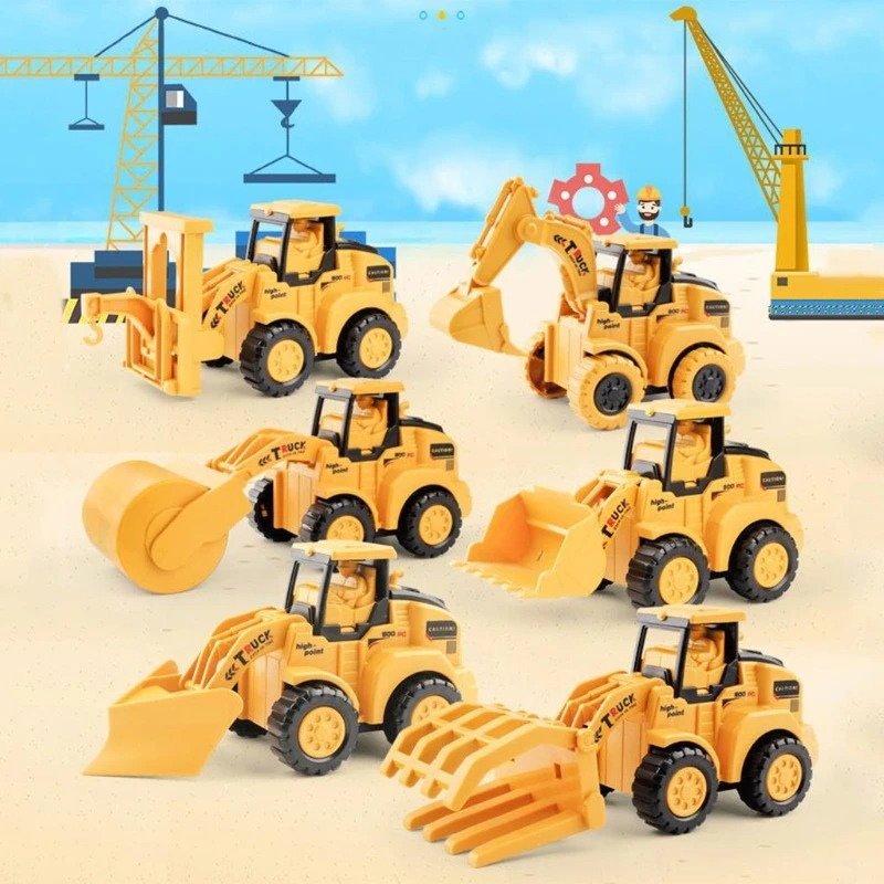Toy Excavator Set - BuildBuddies-3-Pack-Nora Luxe