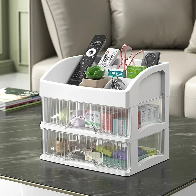 Transparent Acrylic Make-up Organizer - Clarityn-1-The Livary