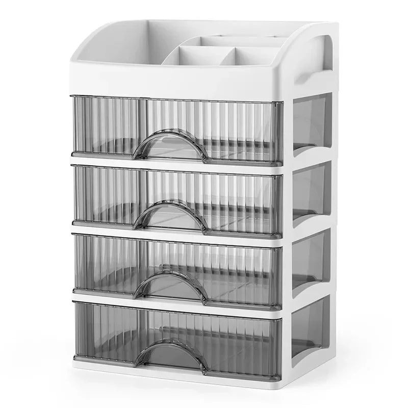 Transparent Acrylic Make-up Organizer - Clarityn-4-The Livary