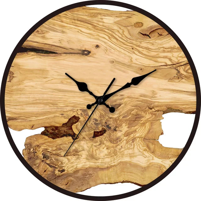 Transparent Wall Clock – Glimmor-Style 1-The Livary