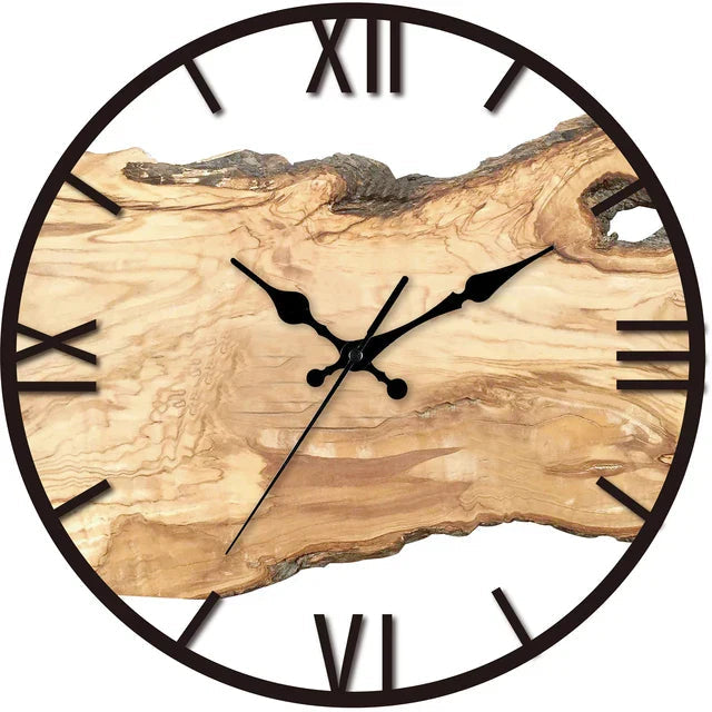 Transparent Wall Clock – Glimmor-Style 2-The Livary