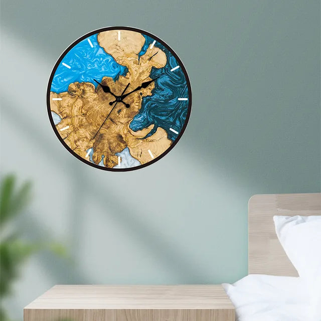 Transparent Wall Clock – Glimmor-Style 3-The Livary