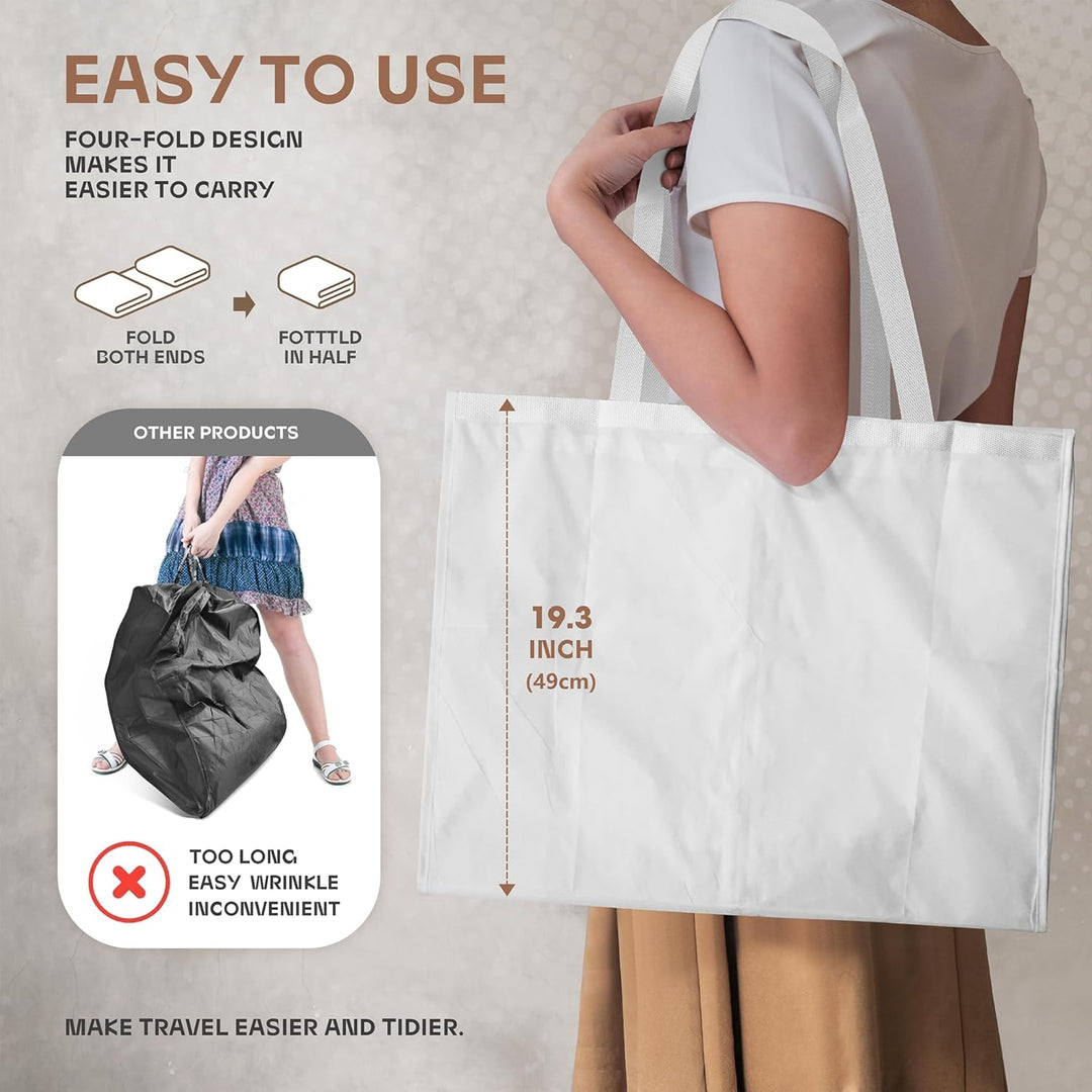 Heavy-Duty Travel Garment Bag with Clear Window & Accessory Pockets – 1+1 FREE
