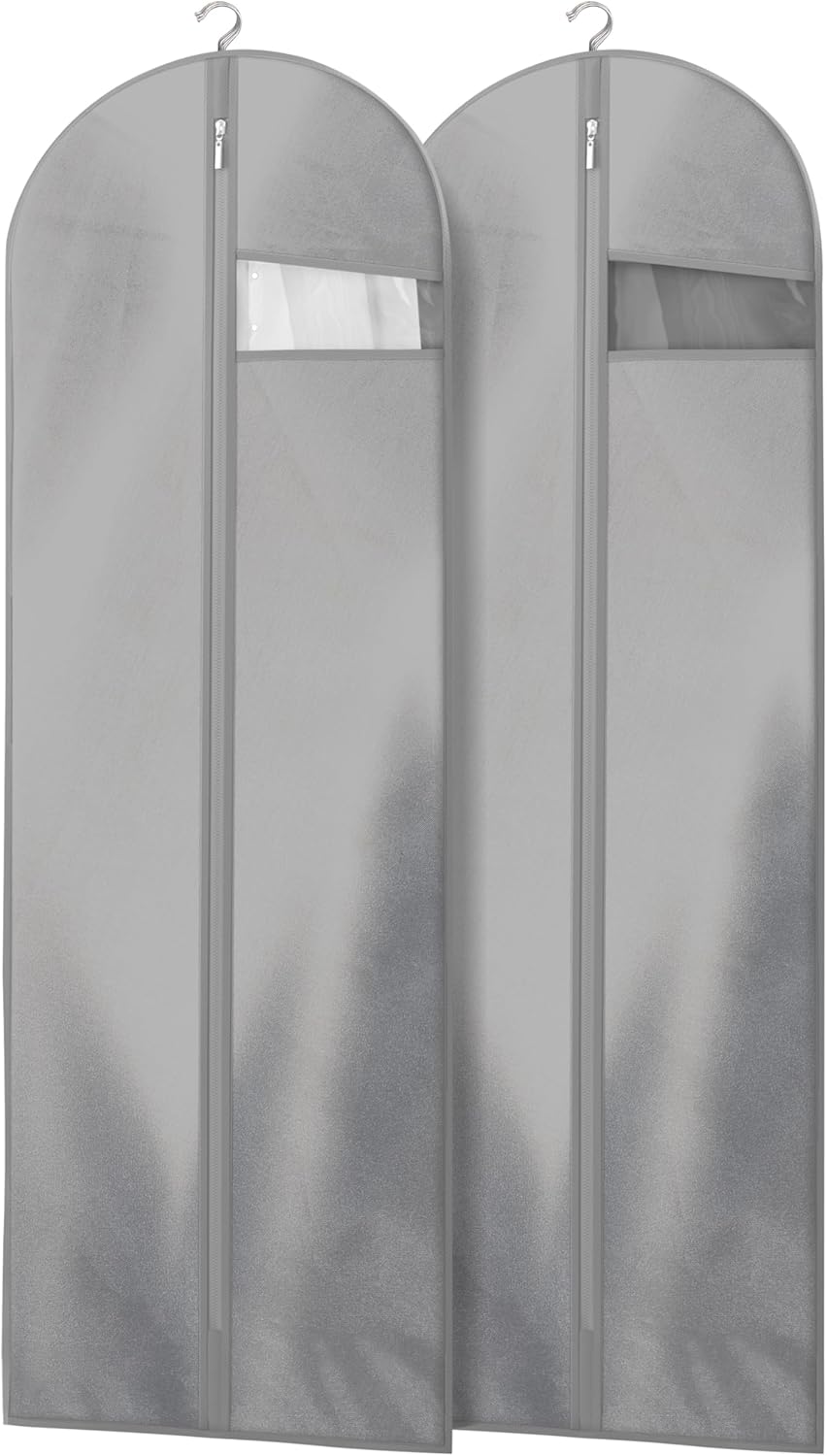 Heavy-Duty Travel Garment Bag with Clear Window & Accessory Pockets – 1+1 FREE