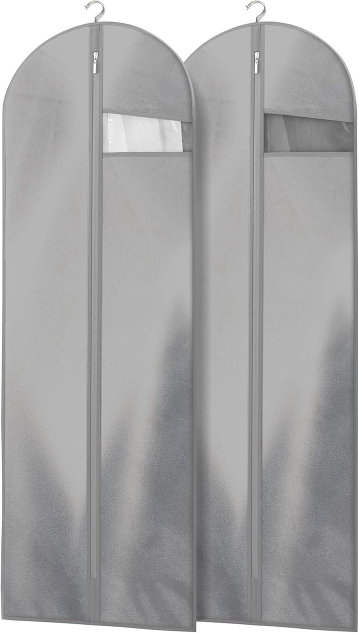 Heavy-Duty Travel Garment Bag with Clear Window & Accessory Pockets – 1+1 FREE