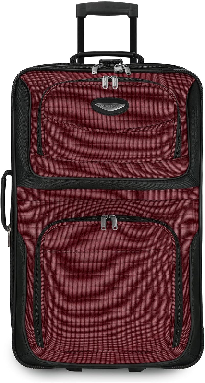 8-Piece Soft Shell Luggage Set with Packing Cubes and TSA Lock – TravelMax