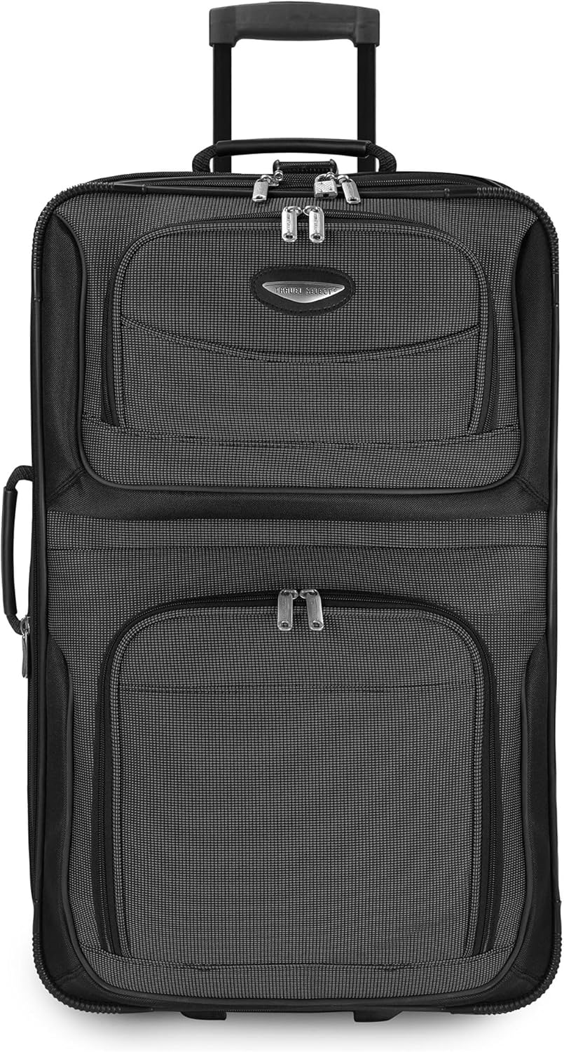 8-Piece Soft Shell Luggage Set with Packing Cubes and TSA Lock – TravelMax