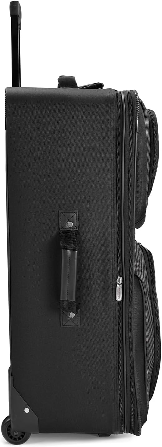 8-Piece Soft Shell Luggage Set with Packing Cubes and TSA Lock – TravelMax