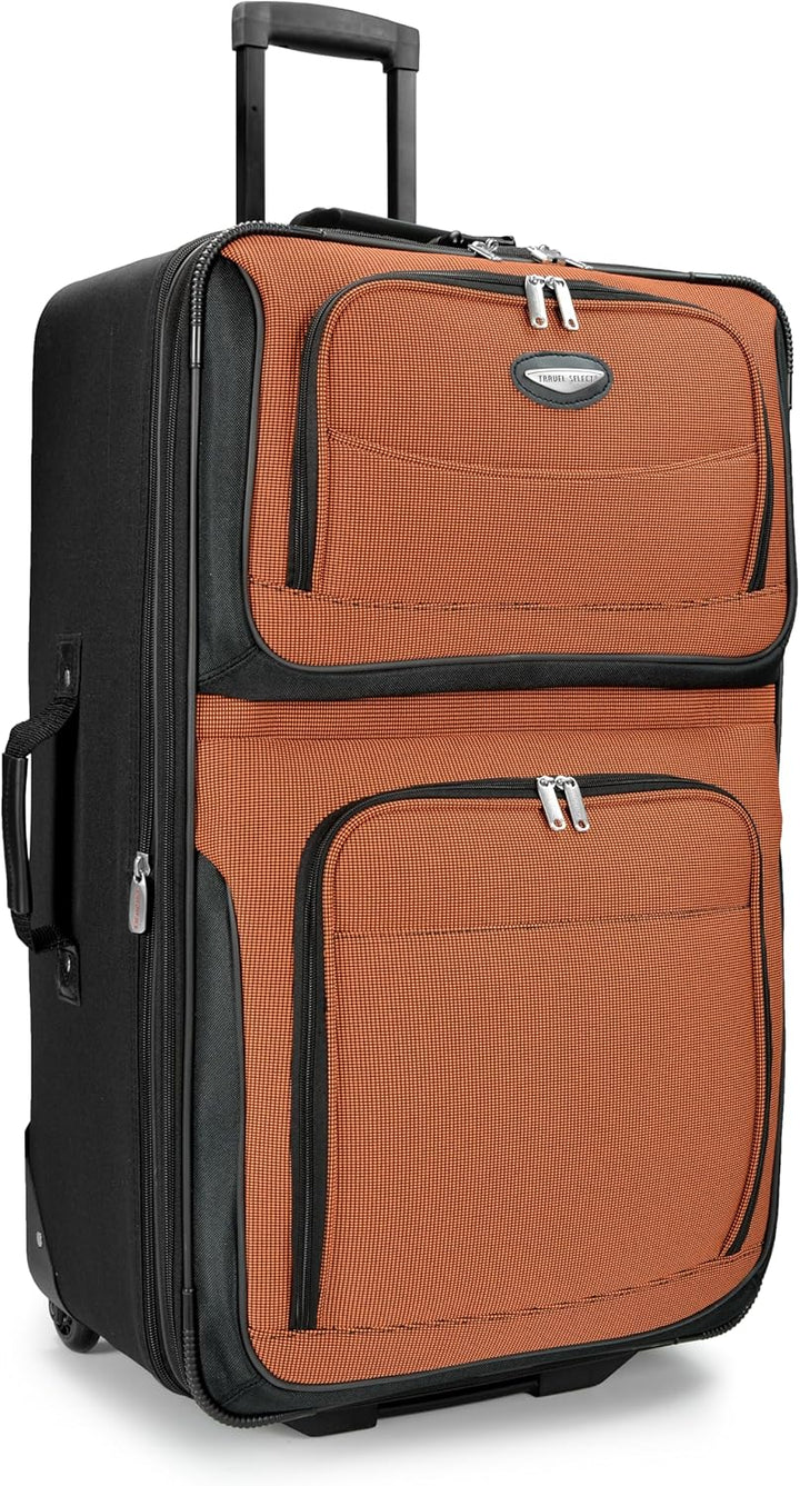 8-Piece Soft Shell Luggage Set with Packing Cubes and TSA Lock – TravelMax