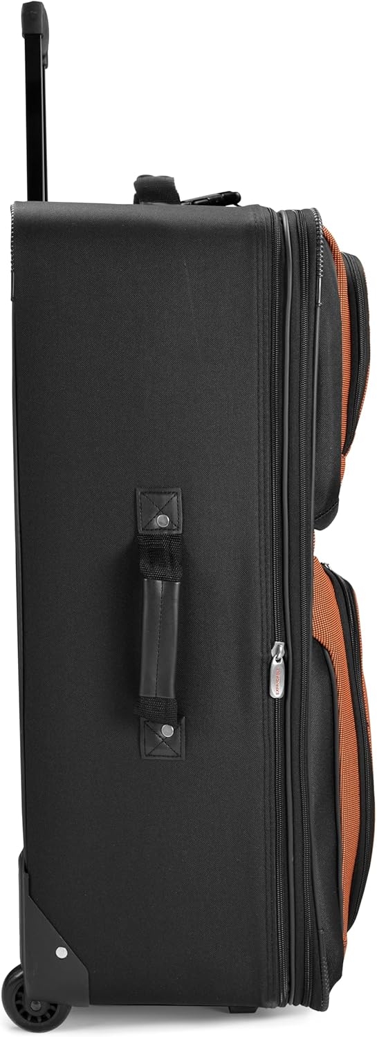 8-Piece Soft Shell Luggage Set with Packing Cubes and TSA Lock – TravelMax