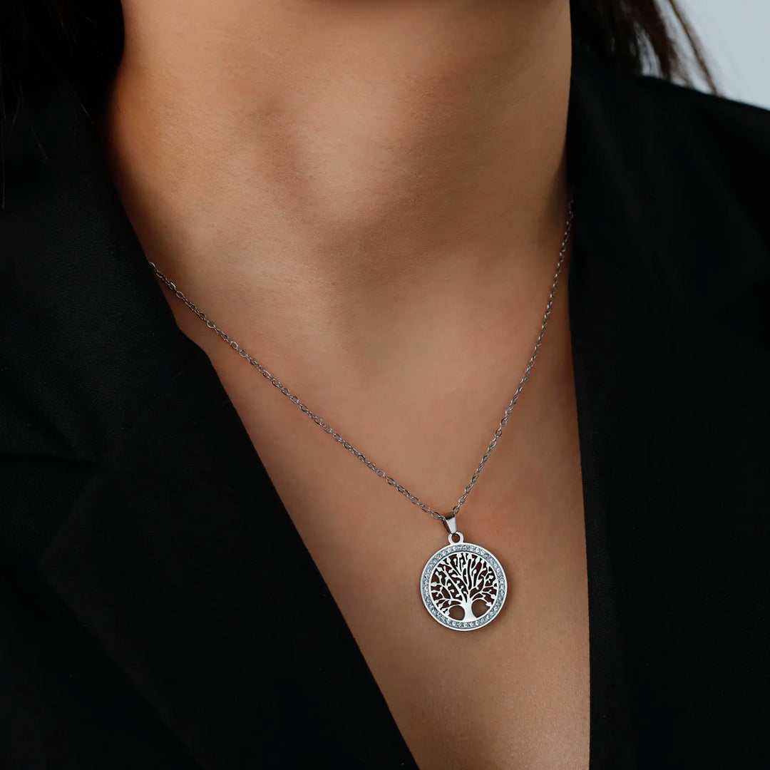 Tree of Life Pendant Necklace | Symbolic Jewellery for Women-Gold-Nora Luxe