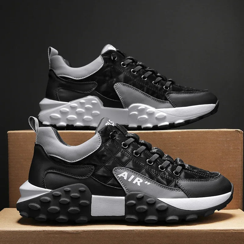 Trendy Air Cushion Sneakers for Men - Noah-White-6-Nora Luxe
