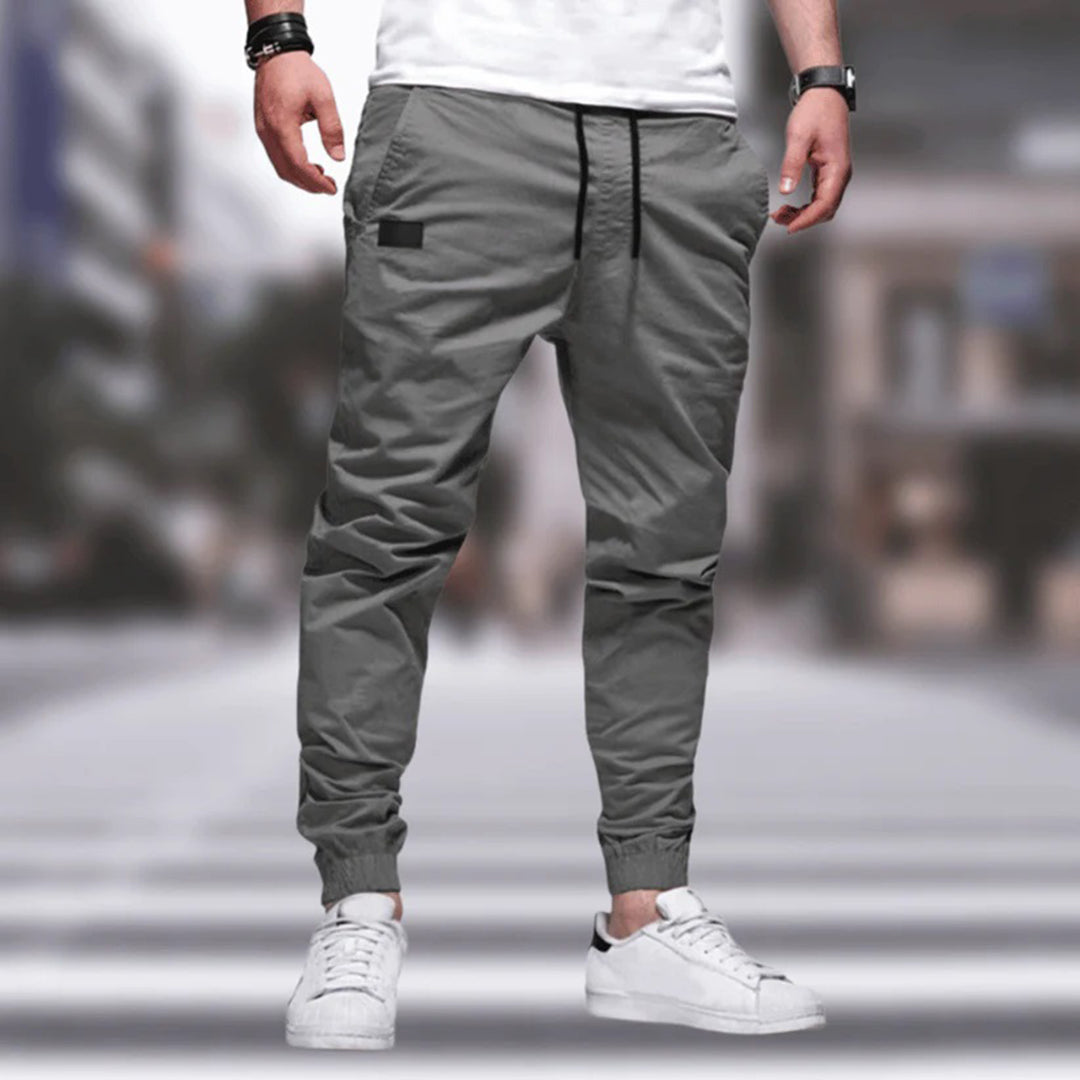 Trendy and Comfortable Trousers - Axel-Gray-M-Nora Luxe